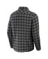 Фото #2 товара Men's NFL x Darius Rucker Collection by Gray Chicago Bears Flannel Long Sleeve Button-Up Shirt