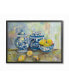 Lemons and Pottery Yellow Blue Classical Painting Art, 11" x 14"