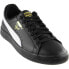 Фото #2 товара Puma Clyde Core L Foil Lace Up Mens Black Sneakers Casual Shoes 364669-04