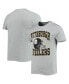 Фото #2 товара Men's Heathered Gray Pittsburgh Steelers Helmet T-shirt