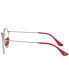 ფოტო #3 პროდუქტის Scuderia Ferrari RX3447VM Unisex Round Eyeglasses