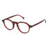 Очки для зрения Lozza VL4333 Full-frame Acetate Square - SENZA INPUT Shiny Transp.Bordeaux Red - фото #2