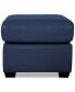 Orid Leather Ottoman, Created for Macy's