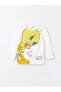 Фото #2 товара LCW baby Tweety Baskılı Kız Bebek Pijama Takımı
