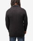 Фото #2 товара Men's Shawl Neck Knit Sweater