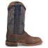 Фото #1 товара Tony Lama Dava Goat Embroidery Square Toe Cowboy Womens Blue, Brown Casual Boot