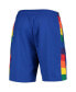 ფოტო #4 პროდუქტის Men's Blue Denver Nuggets 1991 Hardwood Classics 75th Anniversary Swingman Shorts