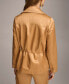 ფოტო #2 პროდუქტის Women's Satin Zip-Front Jacket
