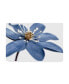 Tom Quartermaine 'Blue Flower On White' Canvas Art - 32" x 22"