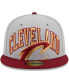 ფოტო #3 პროდუქტის Men's Gray, Wine Cleveland Cavaliers Tip-Off Two-Tone 59FIFTY Fitted Hat