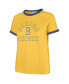 ფოტო #3 პროდუქტის Women's Yellow Boston Red Sox City Connect Sweet Heat Peyton T-shirt