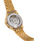 ფოტო #3 პროდუქტის Women's Swiss Automatic Captain Cook x Marina Hoermanseder Heartbeat Gold-Tone Stainless Steel Bracelet Watch 37mm