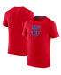 Men's Red Barcelona Team Crest T-shirt