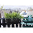 Фото #2 товара Ящик для цветов Elho Blumentopf Greenville Easy Balcony 52 Living Black Balkon L 21,2 x B 52 x H 19,4 cm