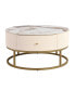 Фото #3 товара 31.5" Sintered Stone Coffee Table with Drawers