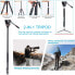 Фото #11 товара Professional Video Tripod Monopod Kit, Cayer AF2451 67 Inch Aluminium Telescopic Flip Lock Tripod with H4 Fluid Head and Removable Tripod Base for DSLR Cameras and Camcorders