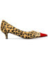 ფოტო #2 პროდუქტის Women's Jacey Luxurious Pointed-Toe Kitten Heel Pumps