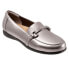 Trotters Donelle T2172-033 Womens Gray Leather Slip On Loafer Flats Shoes 5