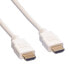 Фото #5 товара ROLINE HDMI High Speed Cable + Ethernet - M/M - white 2 m - 2 m - HDMI Type A (Standard) - HDMI Type A (Standard) - 3D - Audio Return Channel (ARC) - White