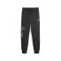 Фото #1 товара Puma Graphic Booster Basketball Pants Mens Black Casual Athletic Bottoms 6220820