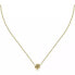 Elegant gold-plated necklace with crystal Family LPS10ASF05