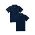 Фото #1 товара 2 Pack Wonder Nation Polo Shirt Toddler Boys 2T Navy Blue School Uniform Pulover