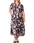 Фото #1 товара Nic+Zoe Plus Spring Shadow Daydream Dress Women's 3X