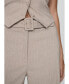 ფოტო #3 პროდუქტის Women's Chalk-Stripe Straight Trousers