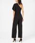 Фото #2 товара Комбинезон Adrianna Papell One-Shoulder Jumpsuit