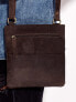 Фото #9 товара Мужская сумка через плечо повседневная кожаная маленькая планшет черная Factory Price Torby-CE-TR-108-CBH.15-jasny brzowy