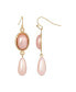 ფოტო #1 პროდუქტის Pink Imitation Pearl Drop Earrings