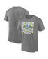 Фото #2 товара Men's Heather Charcoal Los Angeles Chargers Force Out T-shirt