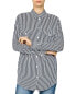 Фото #1 товара Рубашка с кнопками The Kooples Sport James полосатая с карманами Dark Navy-ecru 3 US L