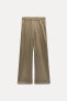 COTTON STRAIGHT-LEG TROUSERS