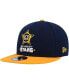 Фото #1 товара Men's Navy, Gold Salt Lake City Stars 2022-23 NBA G League Draft 9FIFTY Snapback Hat
