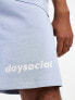 Фото #3 товара ASOS Daysocial co-ord relaxed short with logo print in purple