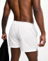 COLLUSION shorter length swim short in white