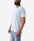 Фото #3 товара Men's Short Sleeve Puff Ladder Tee