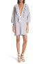 Фото #1 товара Paradised Womens Ruffle Cotton Caftan Grey lilac size M 245058