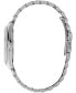 ფოტო #2 პროდუქტის Women's Bejeweled Silver-Tone Stainless Steel Watch 34mm