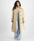 Фото #1 товара Women's Button-Front Trench Coat