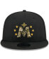 Фото #2 товара Men's Black Minnesota Twins 2024 Armed Forces Day 9FIFTY Snapback Hat