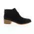 Фото #1 товара Softwalk Tilden S2060-004 Womens Black Wide Nubuck Ankle & Booties Boots