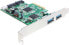 Фото #1 товара Kontroler Delock PCIe 2.0 x4 - 2x USB 3.0 + 2x SATA III (89359)