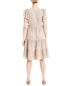 Max Studio Jersey Ruffle Tiered Short Dress Women's