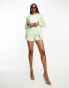 Фото #6 товара 4th & Reckless Tall blazer co-ord in mint