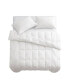 Фото #1 товара Medium Warmth No Noise White Goose Down Feather Fiber Comforter, Full/Queen