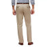 Haggar Men Iron Free Premium Khaki Straight Fit Pant Flat Front Khaki 30Wx32L