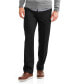 Фото #1 товара George Pants Men's 44 x 32 Black Cotton Flat Front Wrinkle Resistant Classic