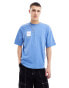 Columbia Barton Springs II oversized t-shirt in light blue Exclusive at ASOS